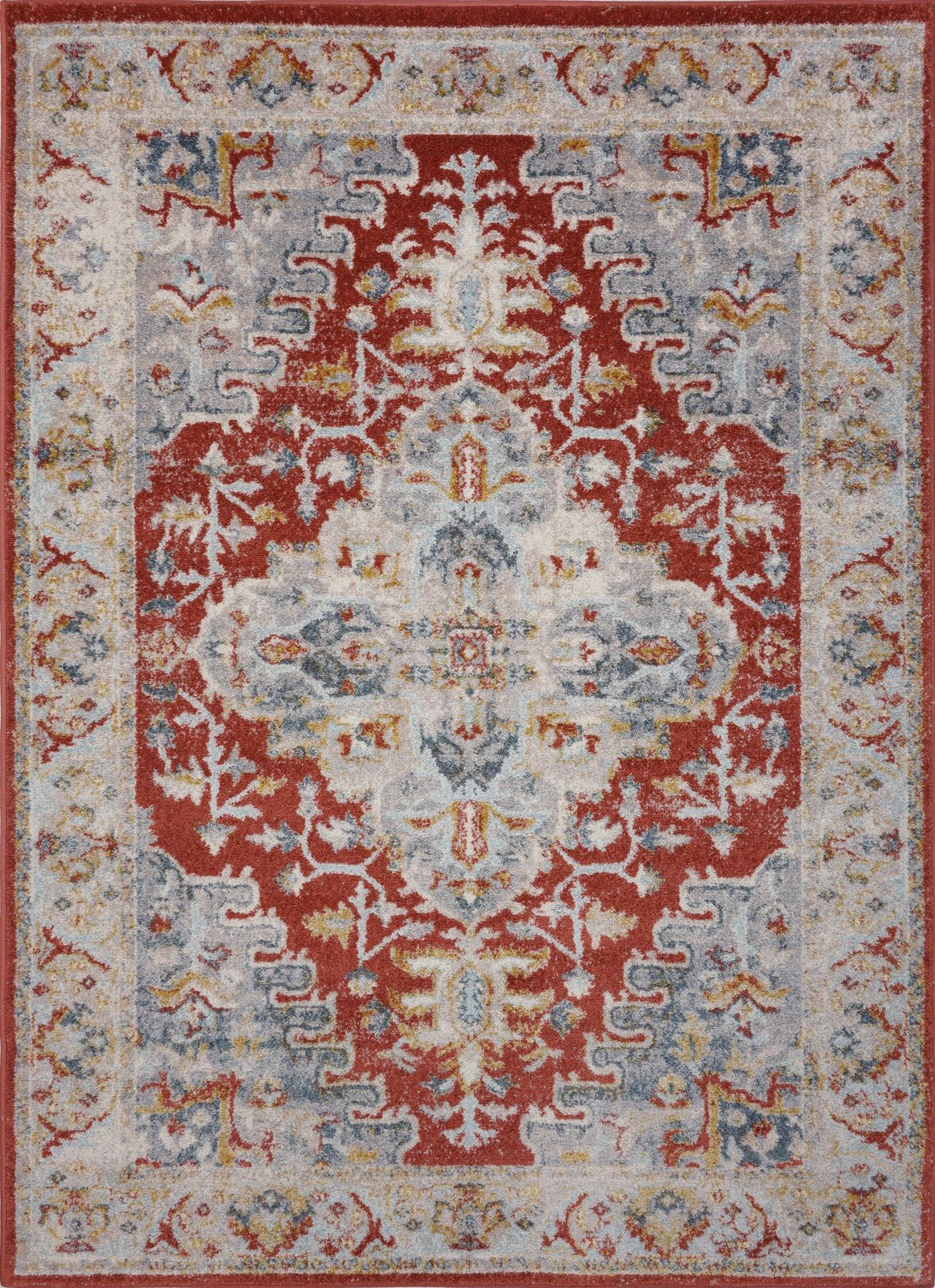 Meshkabad Persian Terra Cream Beige Area Rug