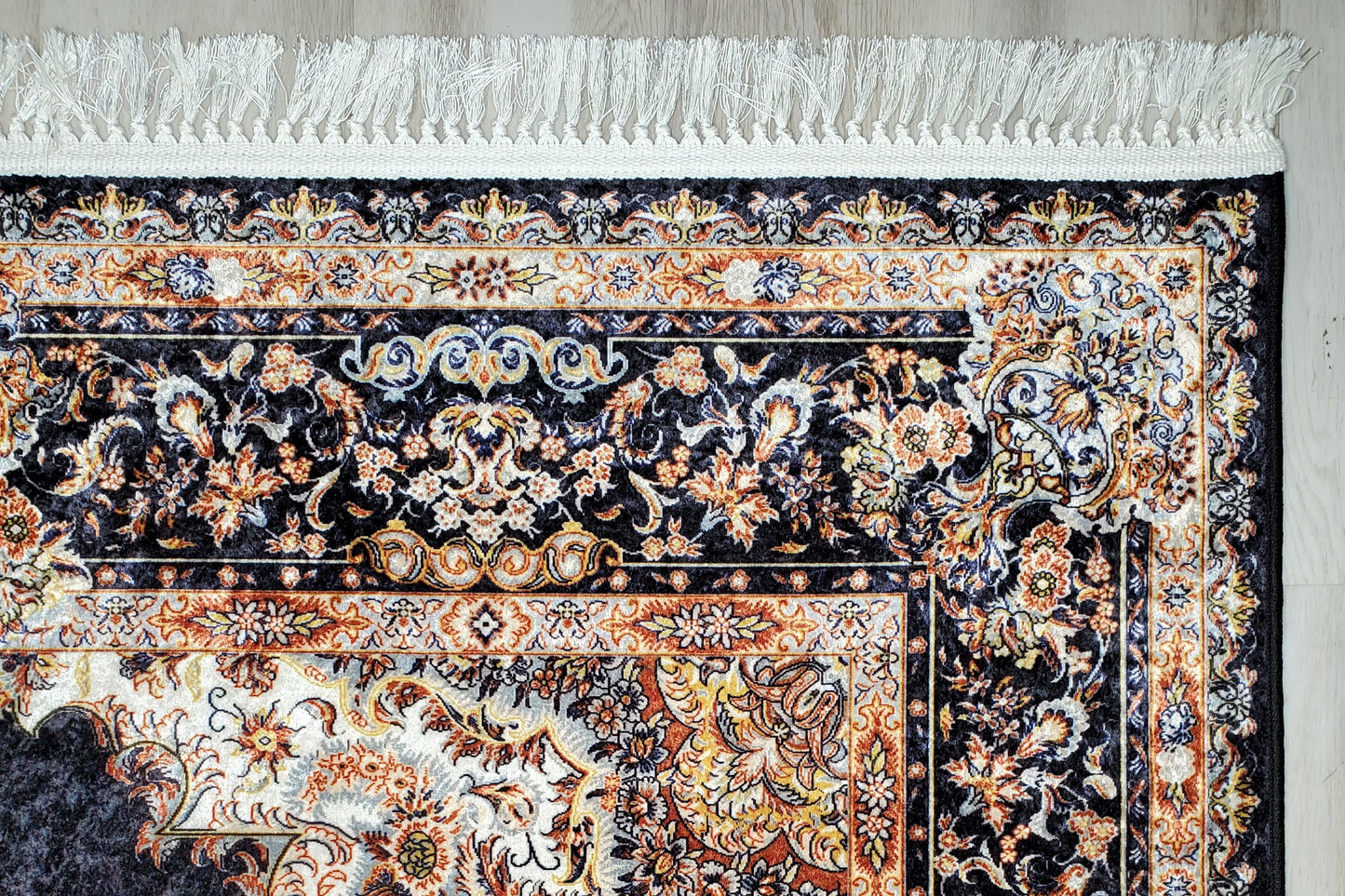 Argyle Flatweave Beige Blue Area Rug