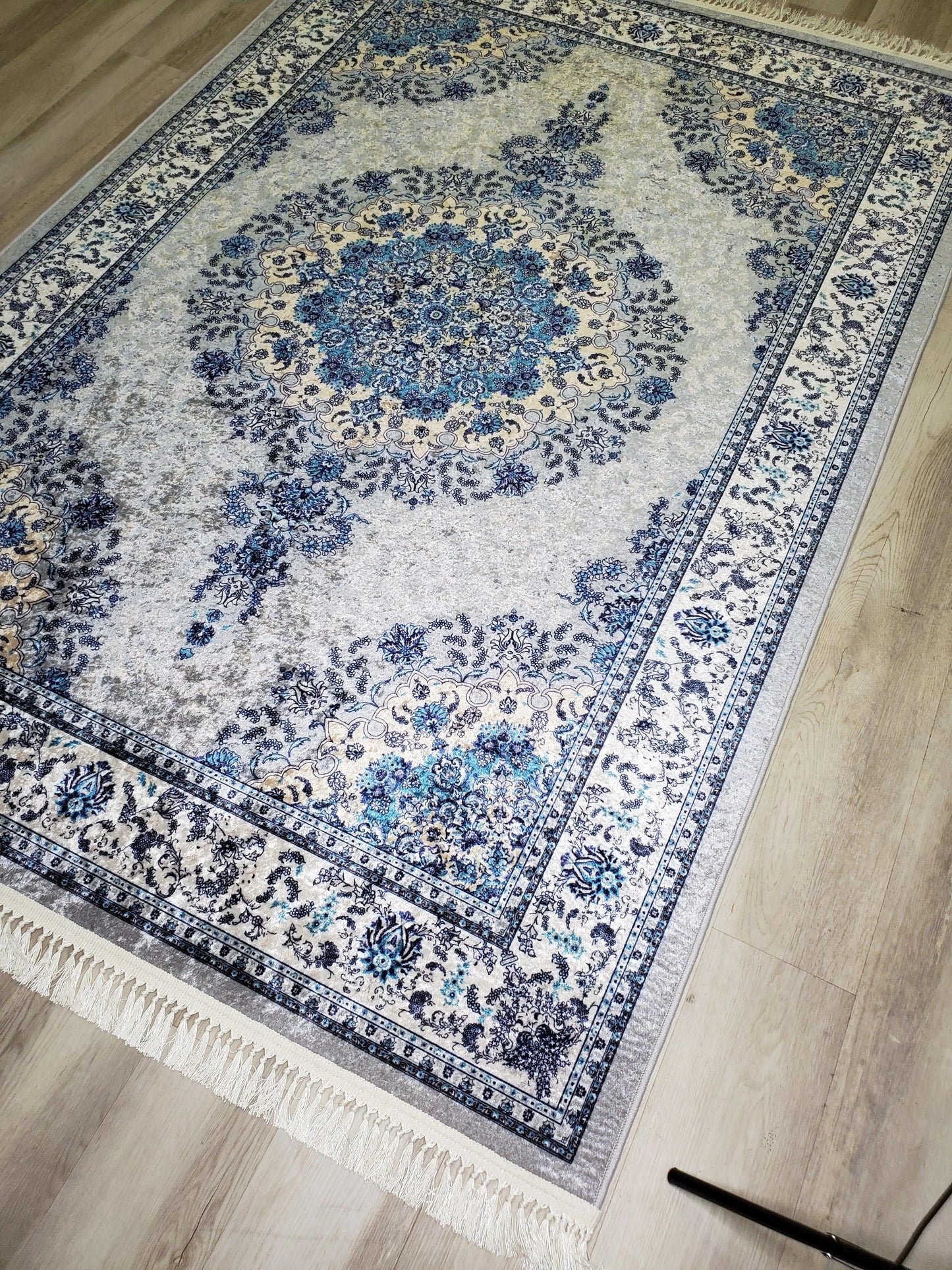 Elson Flatweave Grey Area Rug
