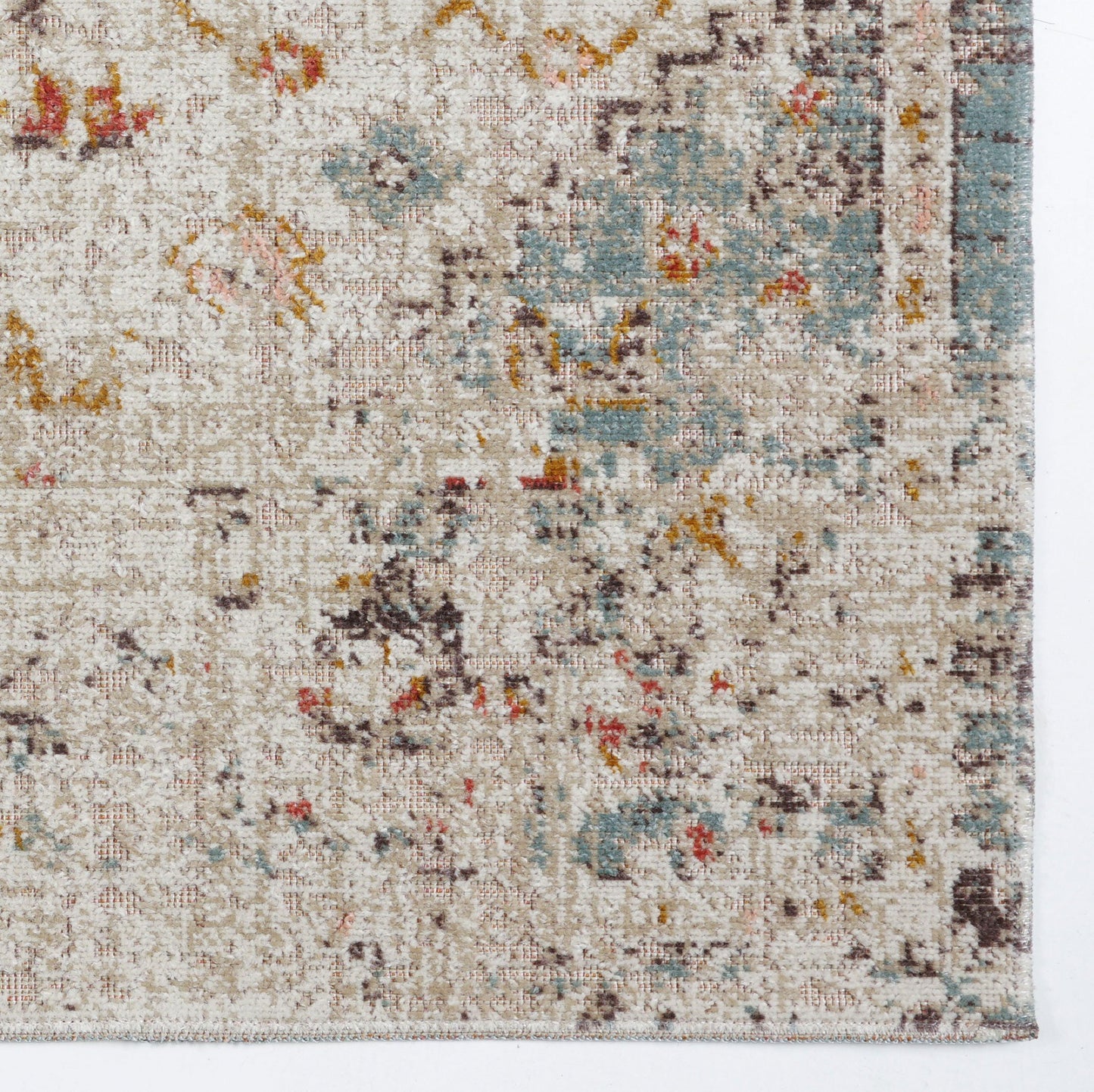 TMS13230 Timeless Collection Tiffany Turkish Comfortable Soft Mat in Cream Beige, 2x3