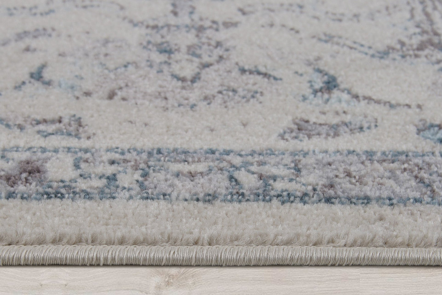 Arwen Cream Blue Traditional Persian Design Area Rug