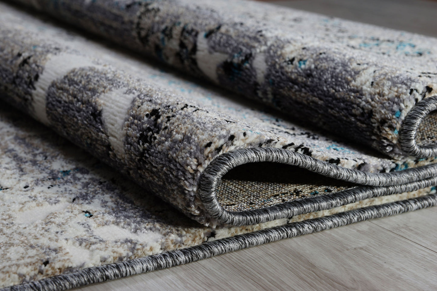 Copacabana Area Rug Contemporary Grey Area Rug for Living Room