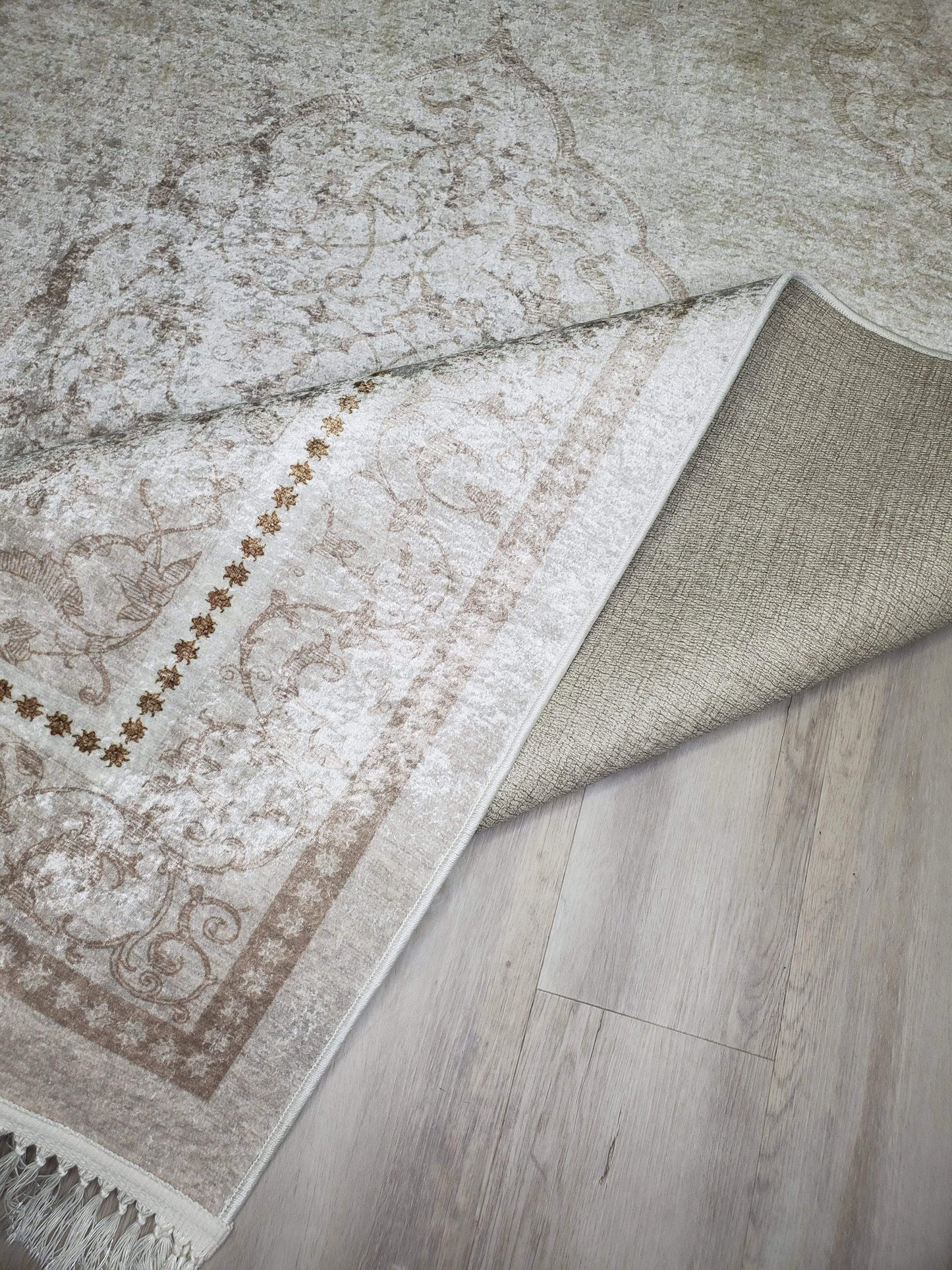 Ashbrun Flatweave Cream Area Rug 6'6" x 9'6"