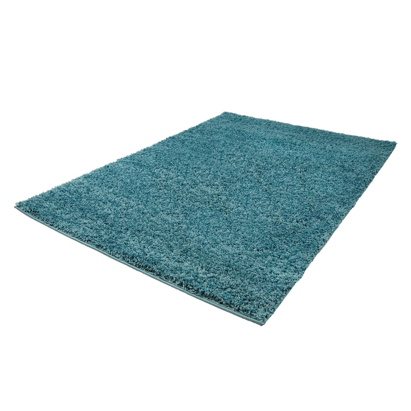 Shaggy Teal Area Rug