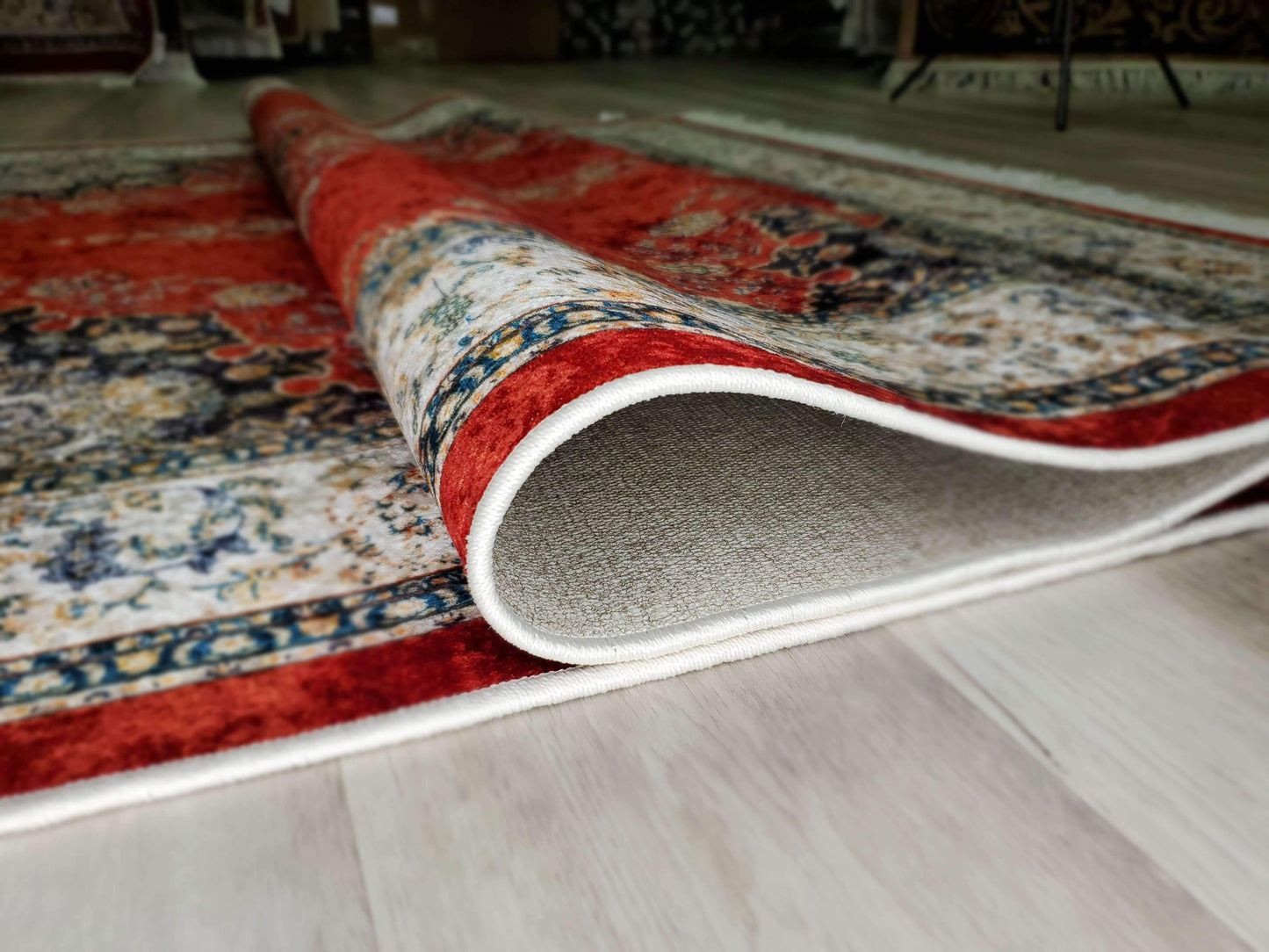 Elson Flatweave Red Area Rug