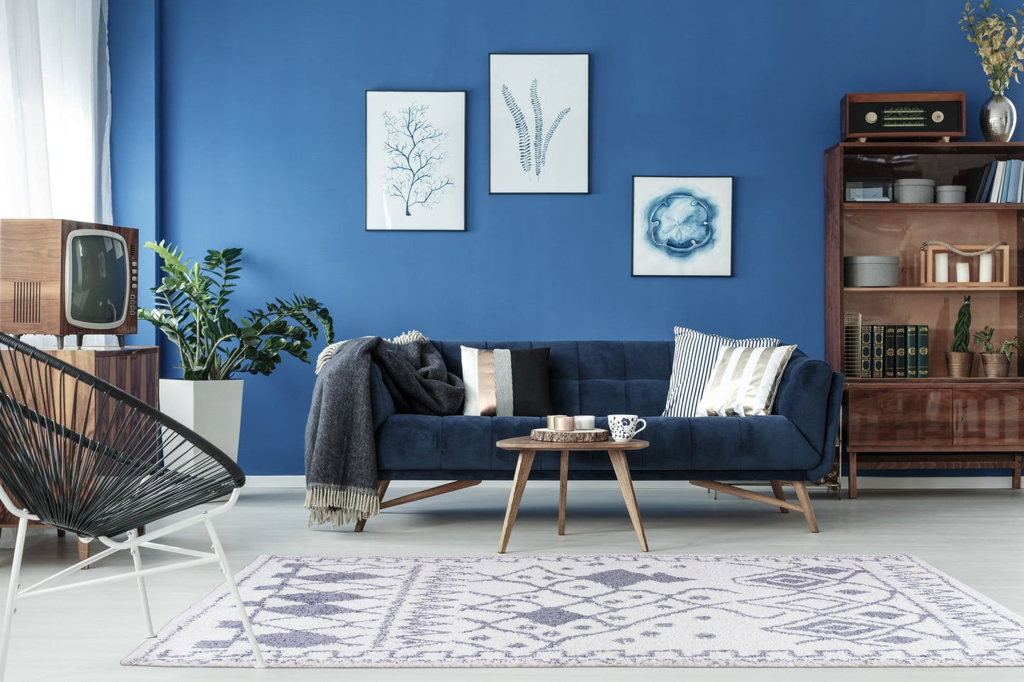 Grant Shaggy Asilah Abstract Modern Abstract Turkish Indoor Small Mat Doormat Rug in Dark Gray White
