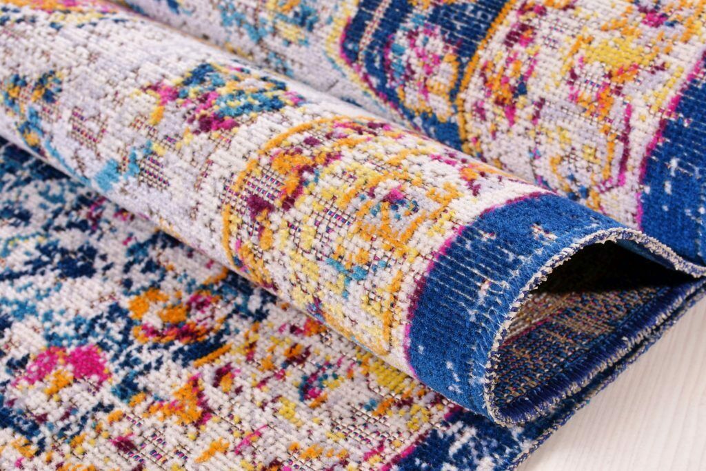 Timeless Collection Orlando Multicolor Traditional Indoor/Outdoor Durable Soft Runner Area Rug Carpet