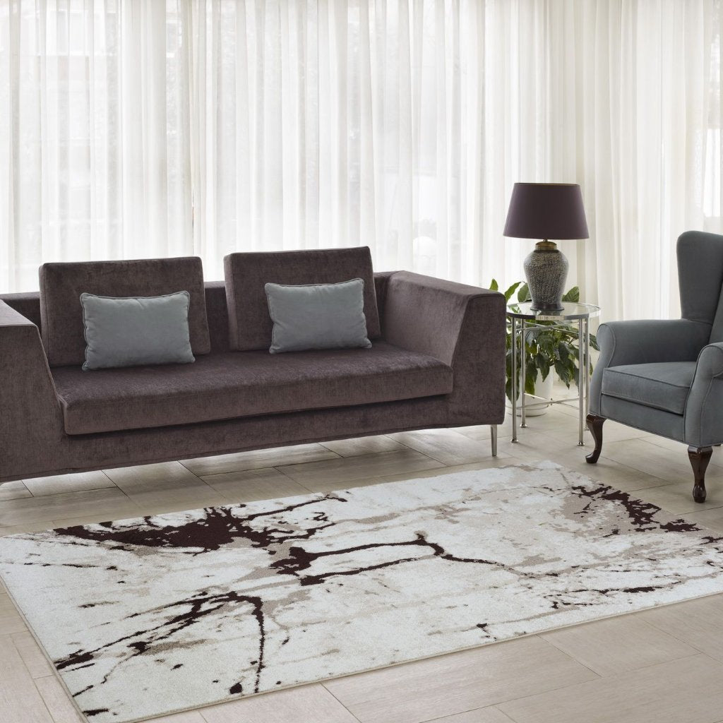 Anise Caramel Beige Area Rug Modern Contemporary Runner Rug for Bedroom, Living Room, Kitchen and Hallway (2'7" x 9'10")