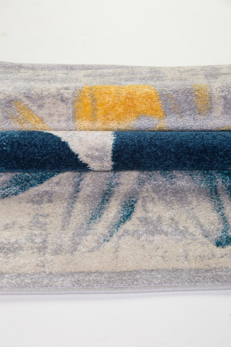 Boston Collection Contemporary Floral Pattern Area Rug Carpet