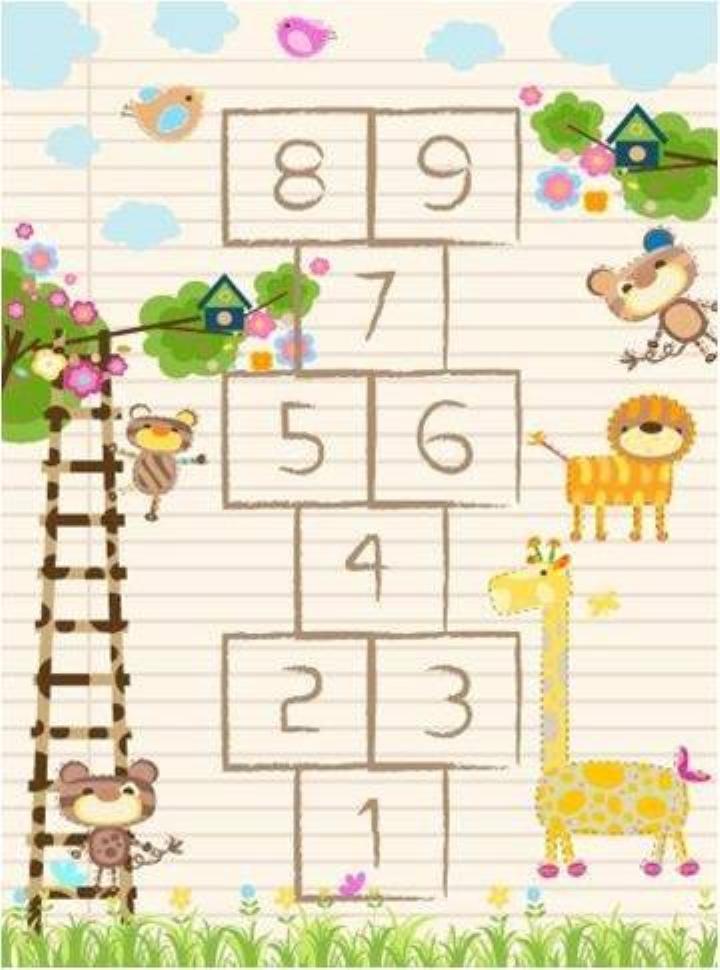 Tremont Flatweave Numbers Area Rug