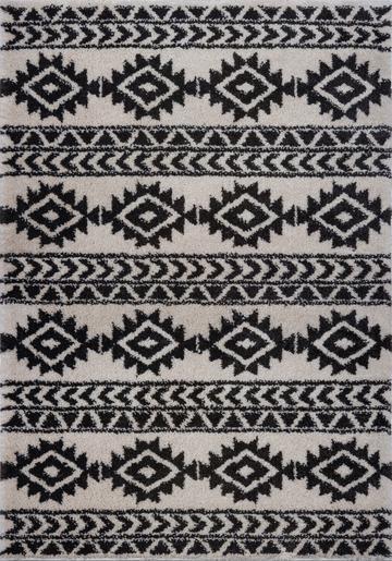 American Native Ivory Shaggy Area Rug