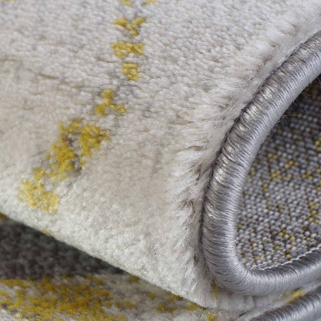 Alfalfa Gold Gray Area Rug -