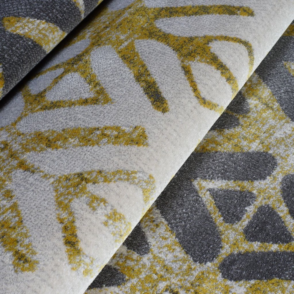 Alfalfa Gold Gray Area Rug -