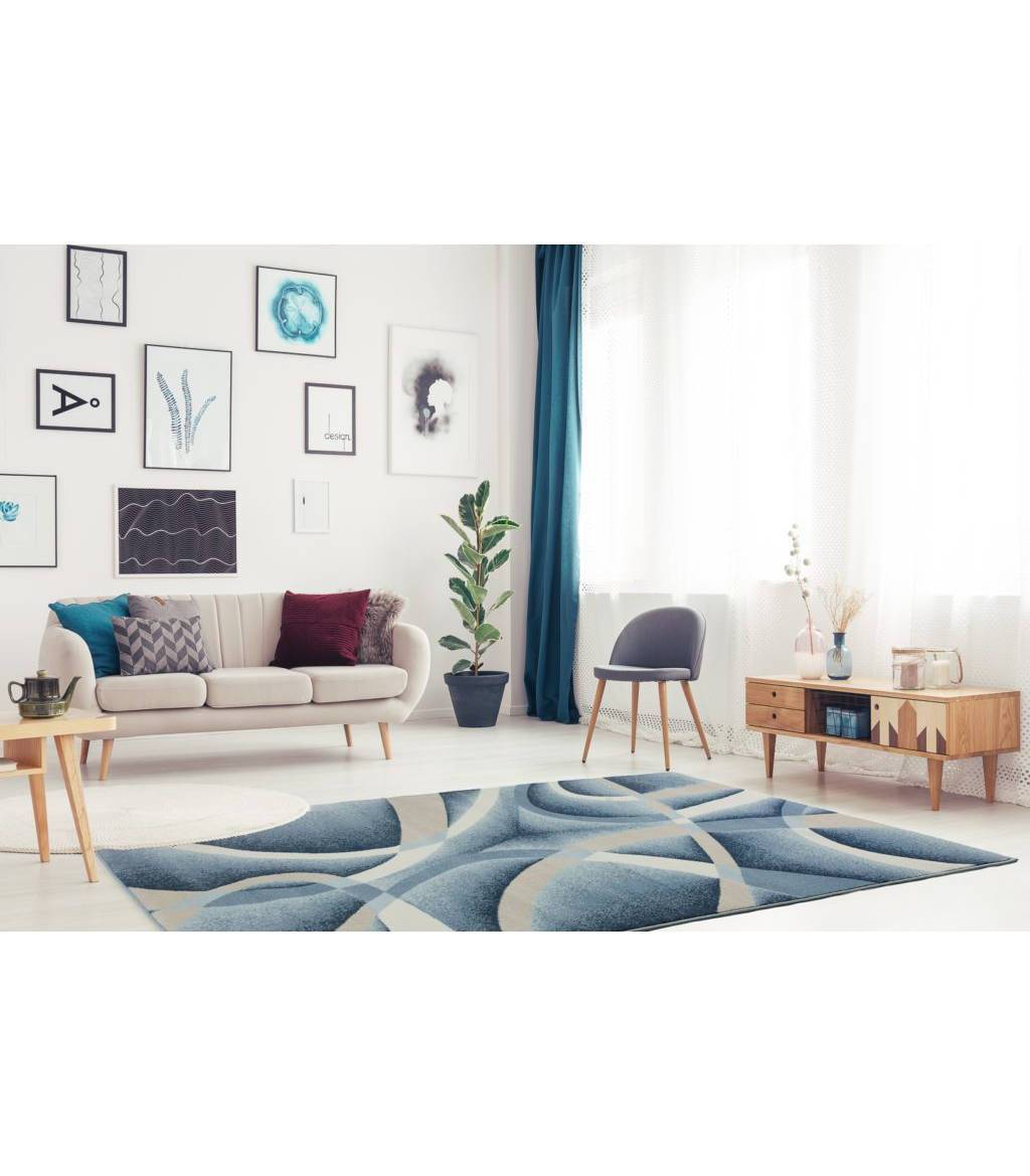 Blue Traditional Anatolia Area Rug Mat Carpet for Living Kitchen small medium large size inches