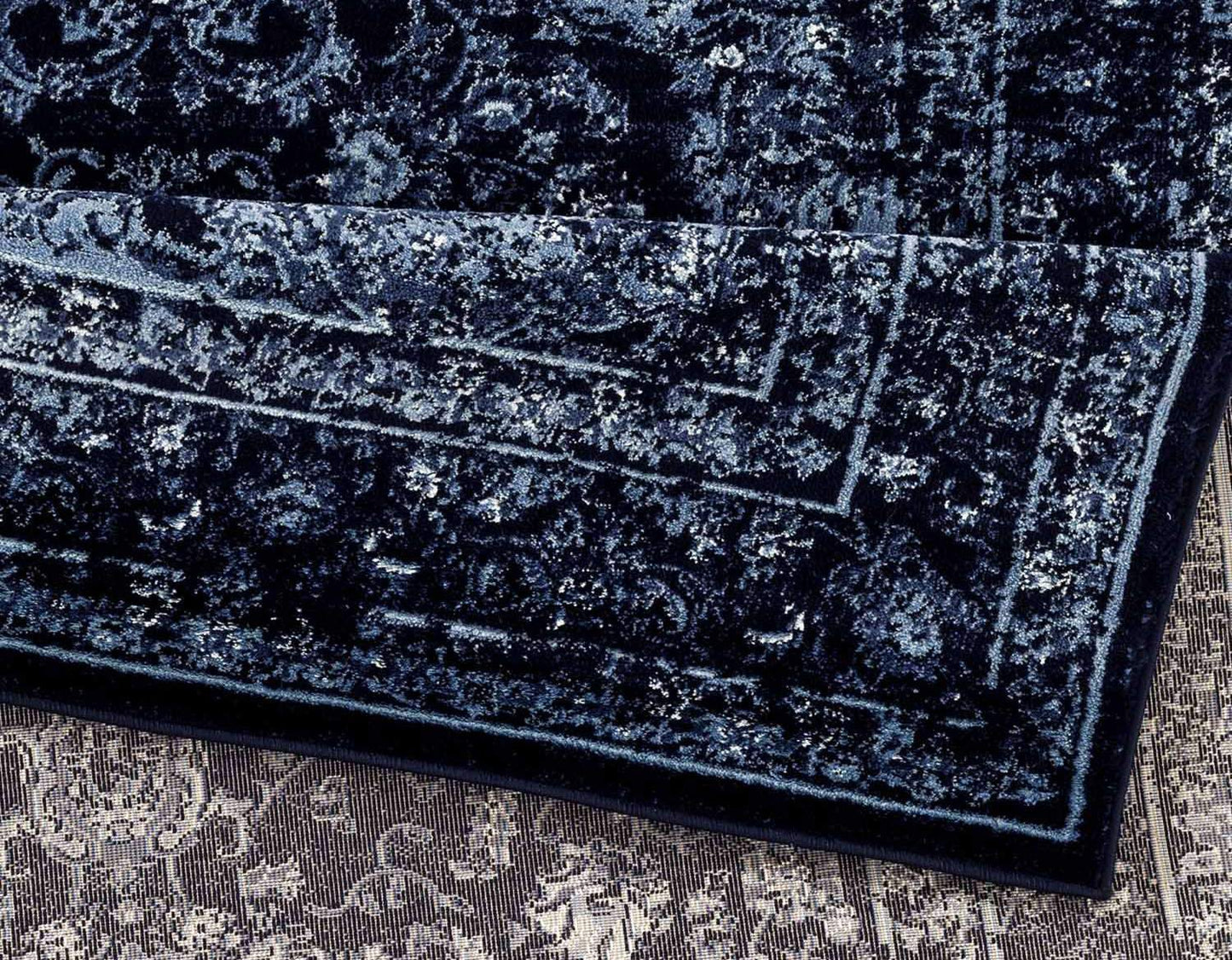 Blue Traditional Anatolia Area Rug Mat Carpet for Living Kitchen small medium large size inches
