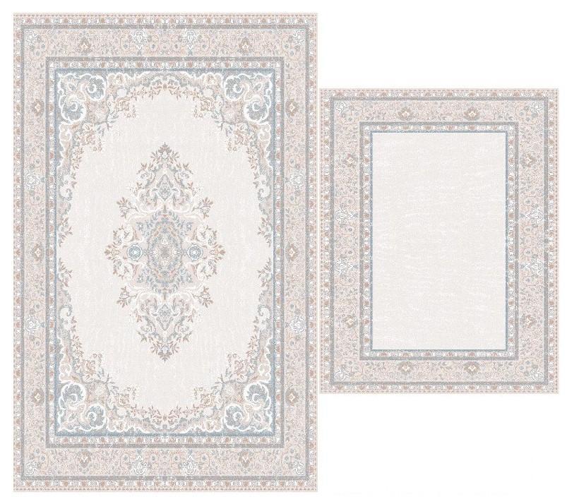 Cream Traditional Bath Mat Set