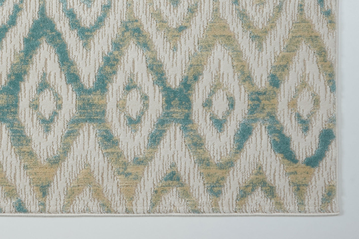 Venus Cream Blue Area Rug -