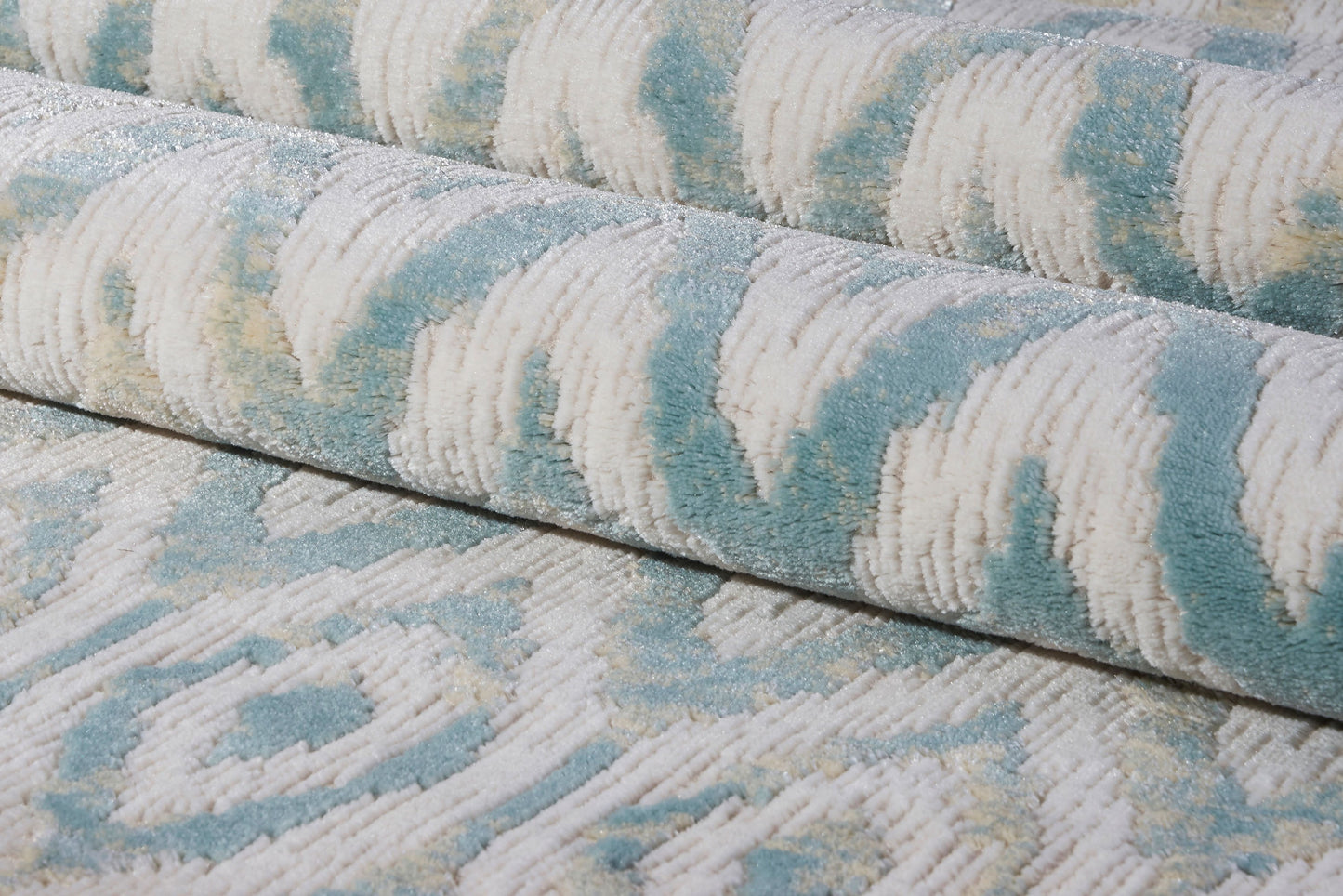 Venus Cream Blue Area Rug -