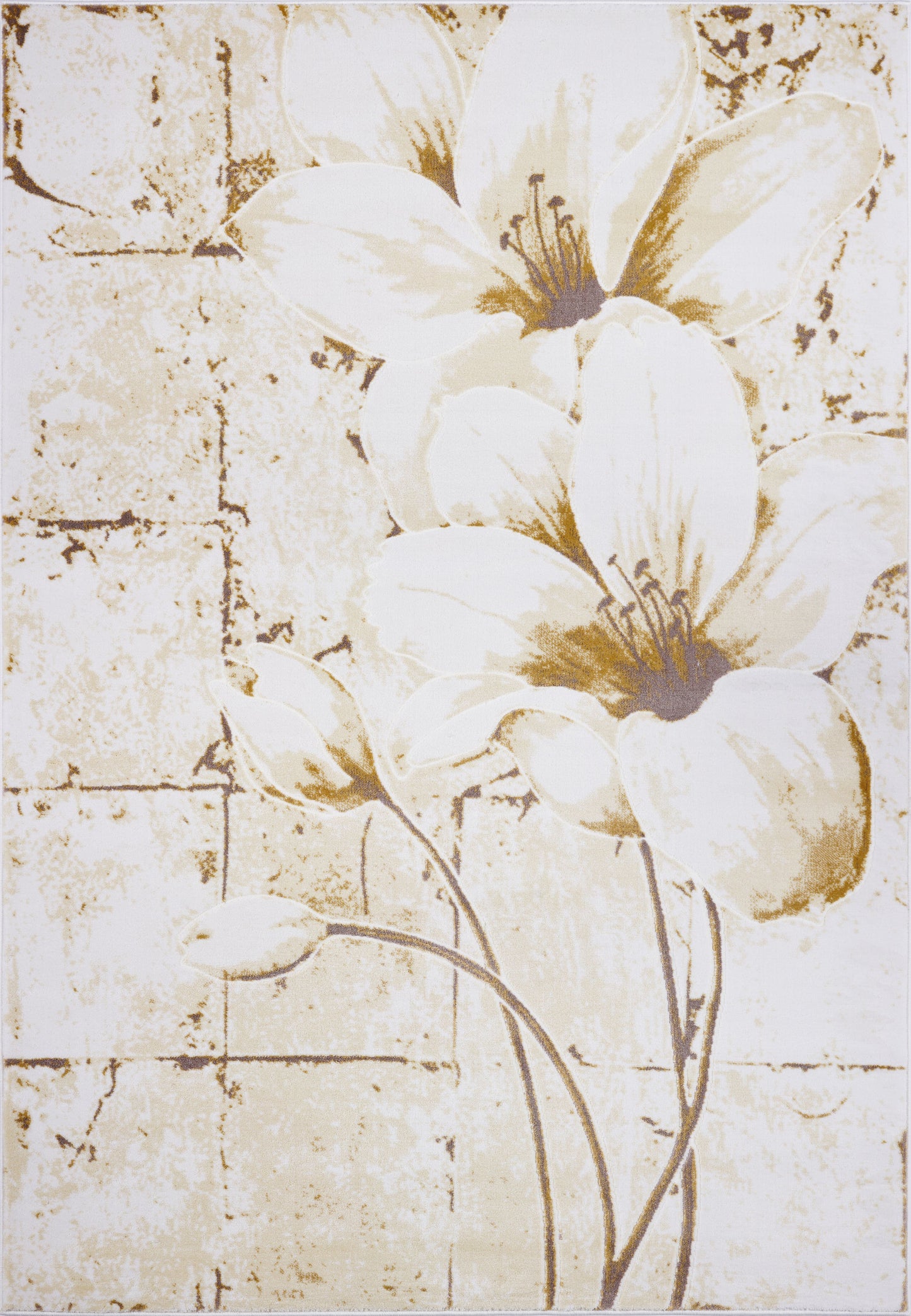 Beige Cream Area Rug