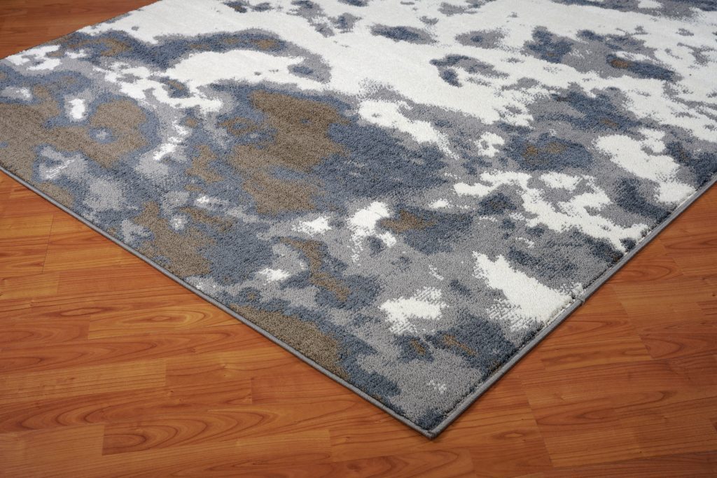 Brampton Ivory Gray Charcoal Area Rug -