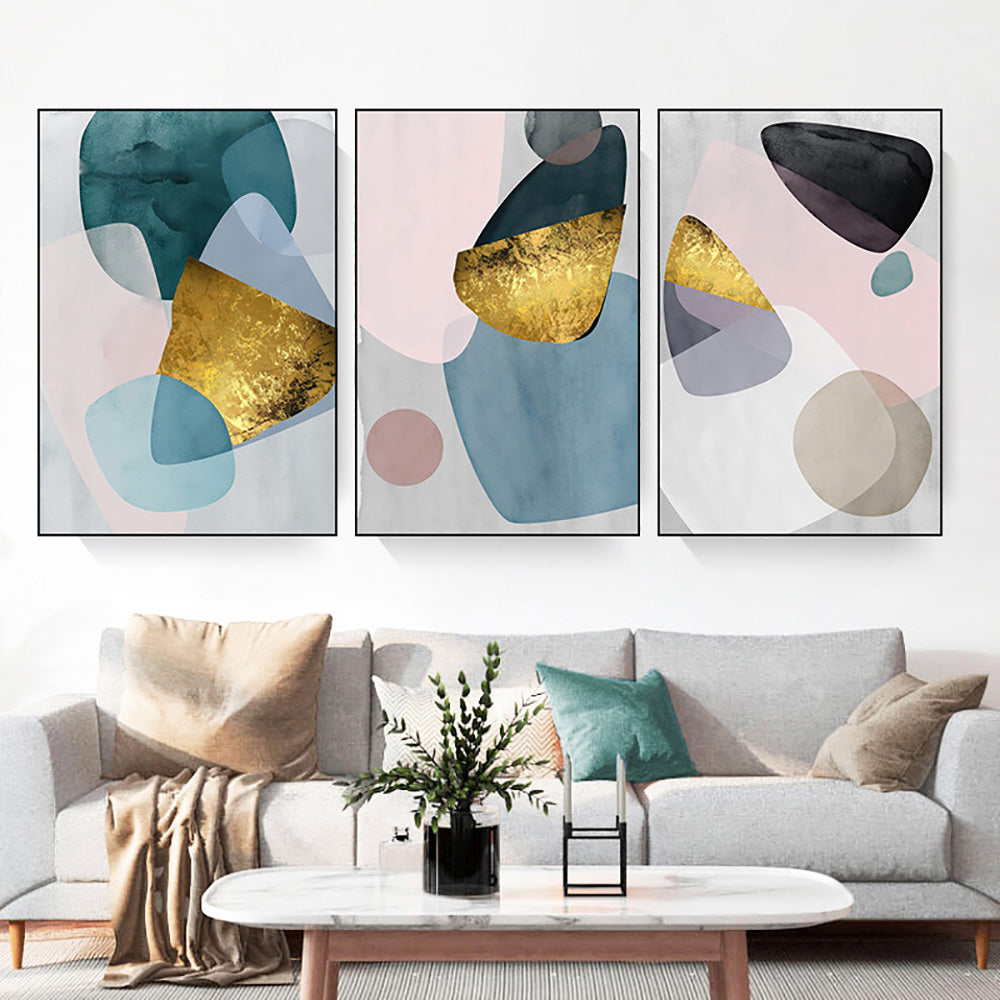 Ladole Rugs Canvas Wall Art Framed Nature Photography Canvas Print - Modern Pink Flower Theme Gallery Picture Artwork for Walls Ready to Hang for Kitchen Bedroom Decor - 40x50 cm