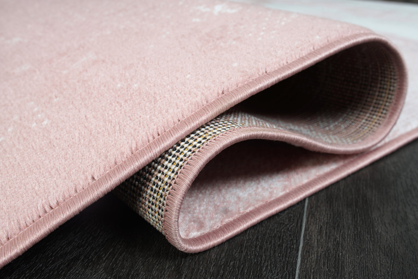 Pink Abstract Rustic Modern Marble Pattern Area Rug