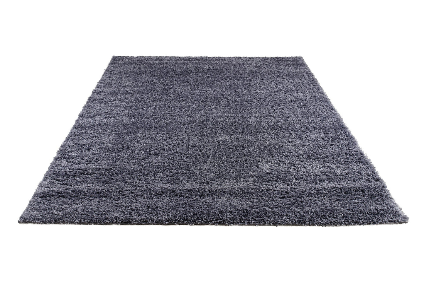 Solid Color Shaggy Meknes Durable Beautiful Turkish Rug in Gray