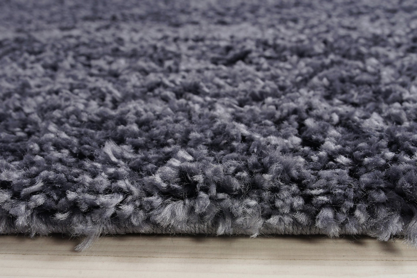 Solid Color Shaggy Meknes Durable Beautiful Turkish Rug in Gray
