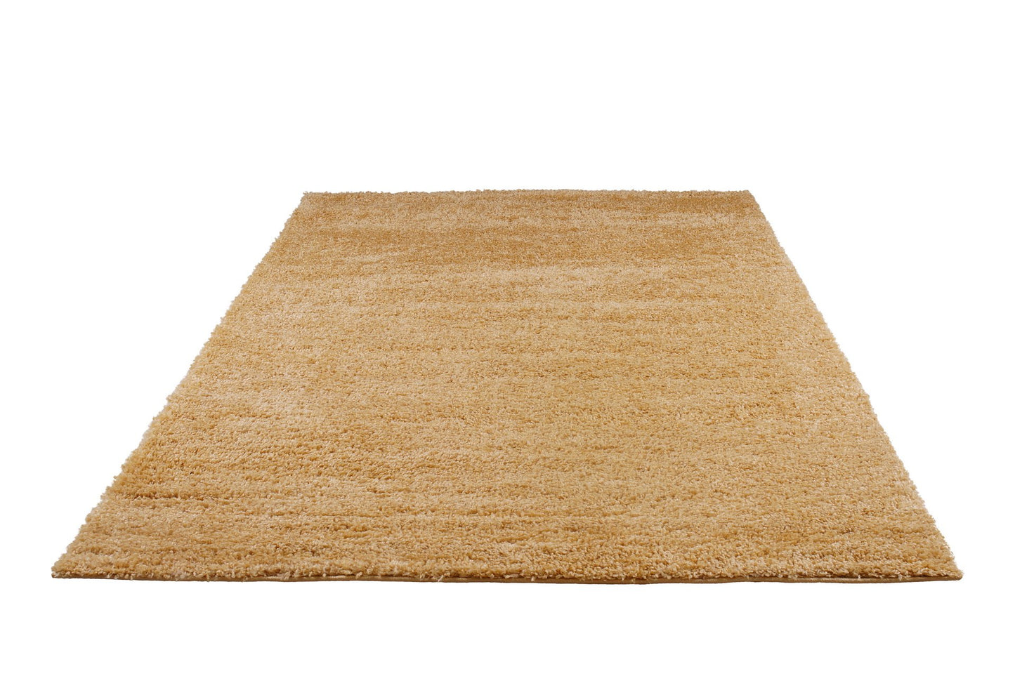Solid Color Shaggy Meknes Durable Beautiful Turkish Rug in Yellow