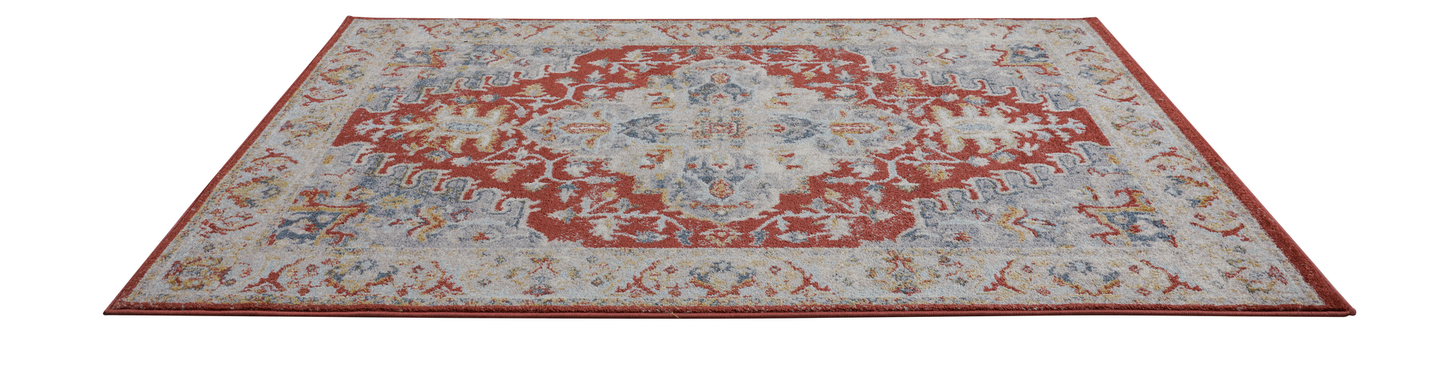 Meshkabad Persian Terra Cream Beige Area Rug