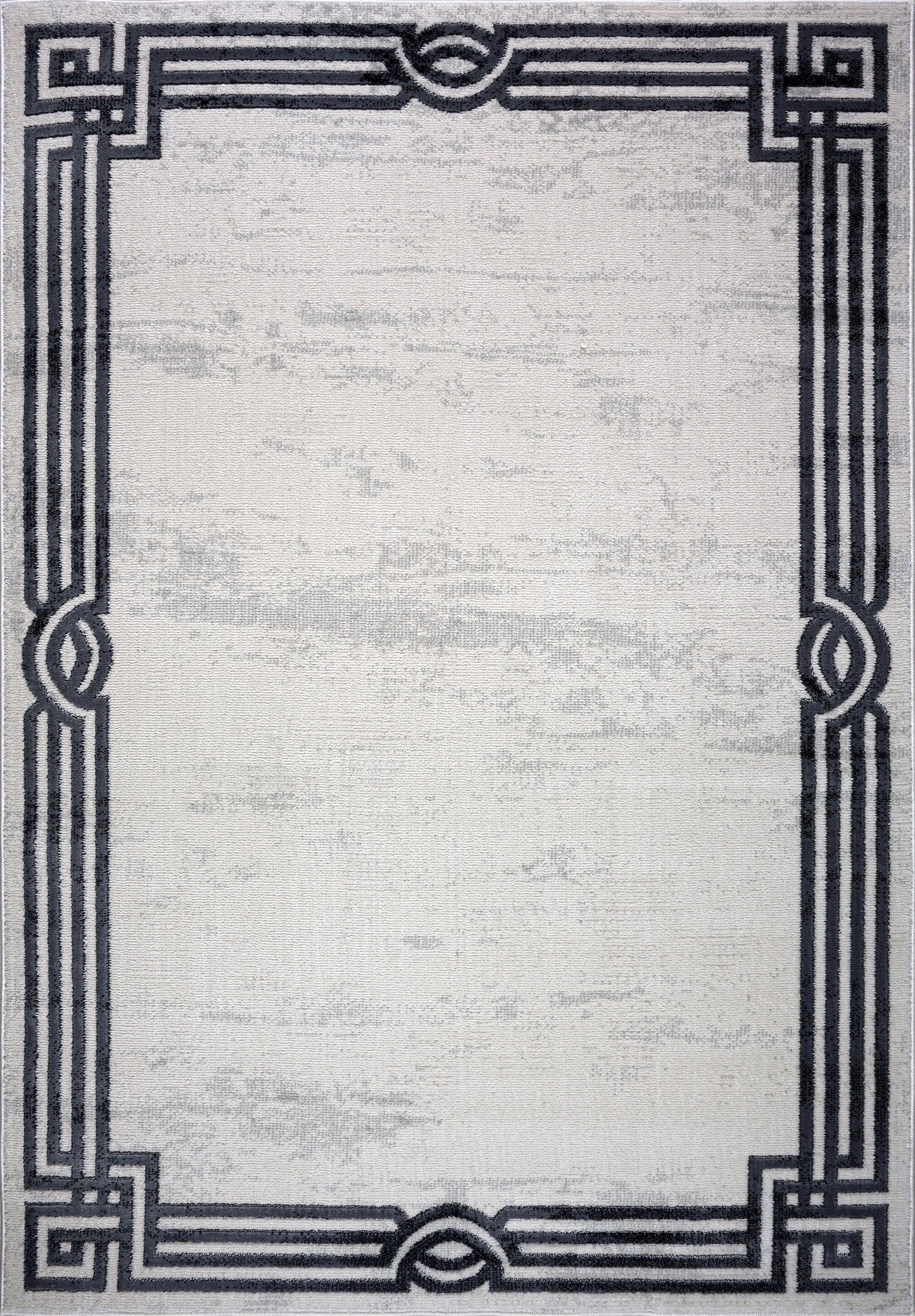 Lucas Dark Light Grey Modern Straps Design Area Rug