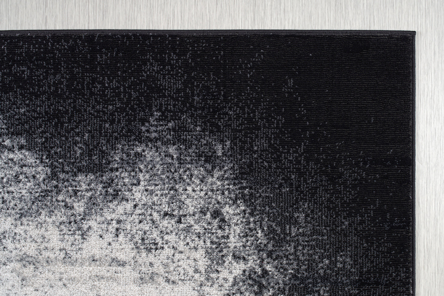 Lucas Dark Light Grey Modern Bordered Plain Solid Color Area Rug