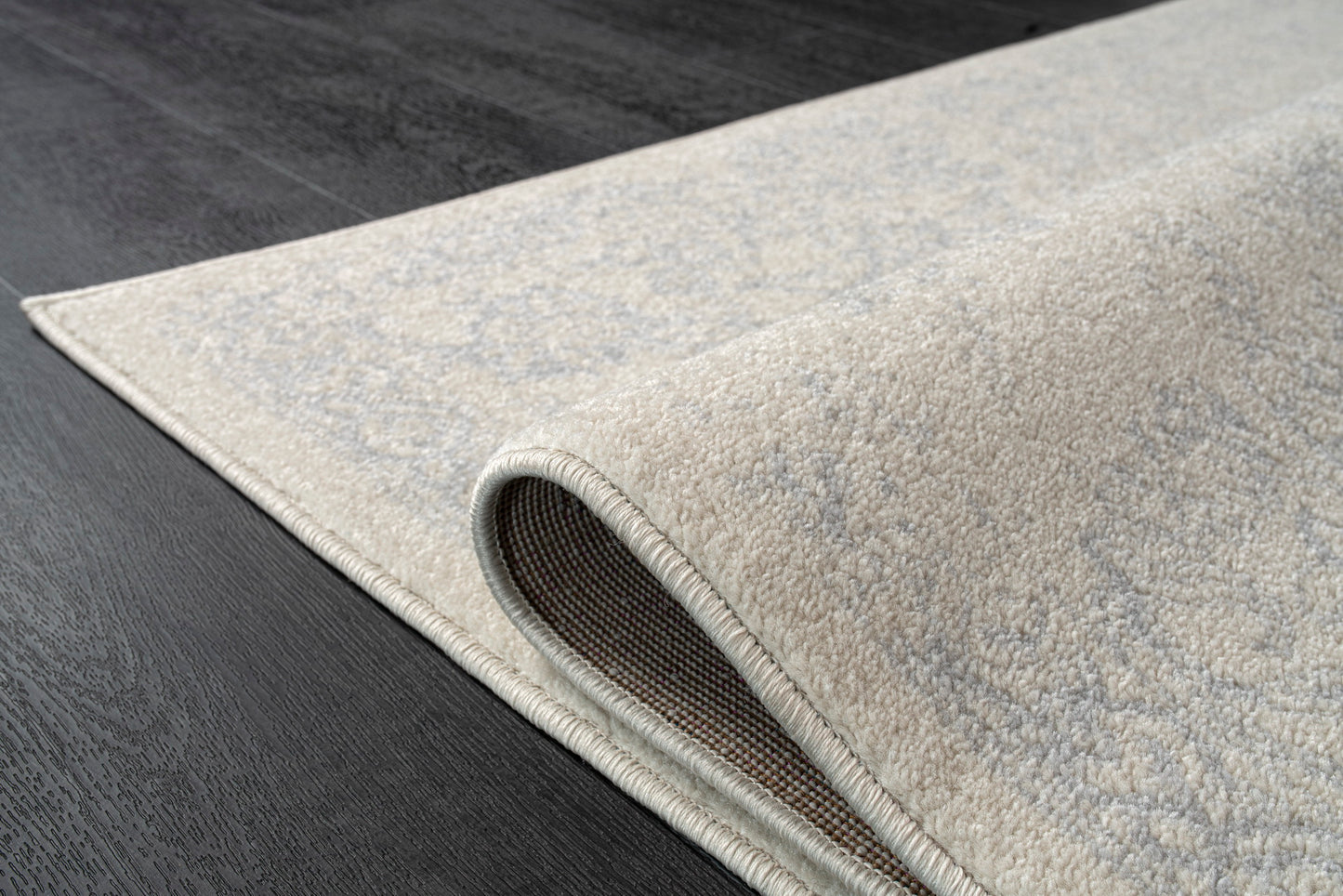 Cream Grey Persian Traditional Area Rug