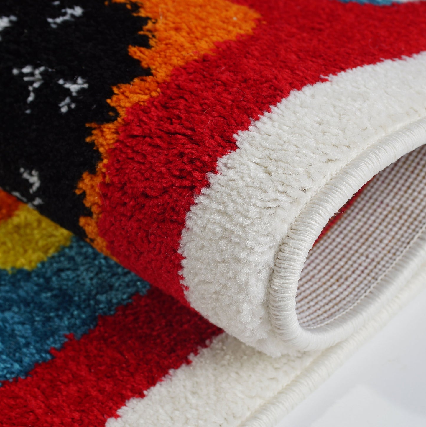 Adorable Animals Red Area Rug