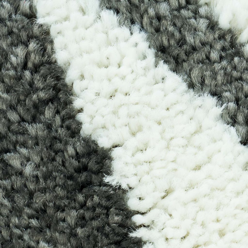 Flower Turquoise Black Gray Area Rug