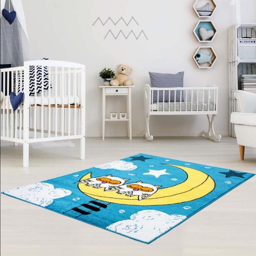 Moda Kids Owl Moon Area Rug -