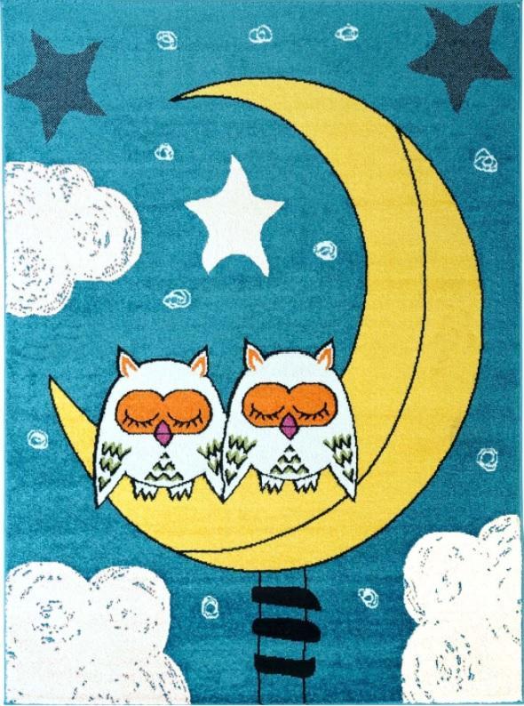 Moda Kids Owl Moon Area Rug -