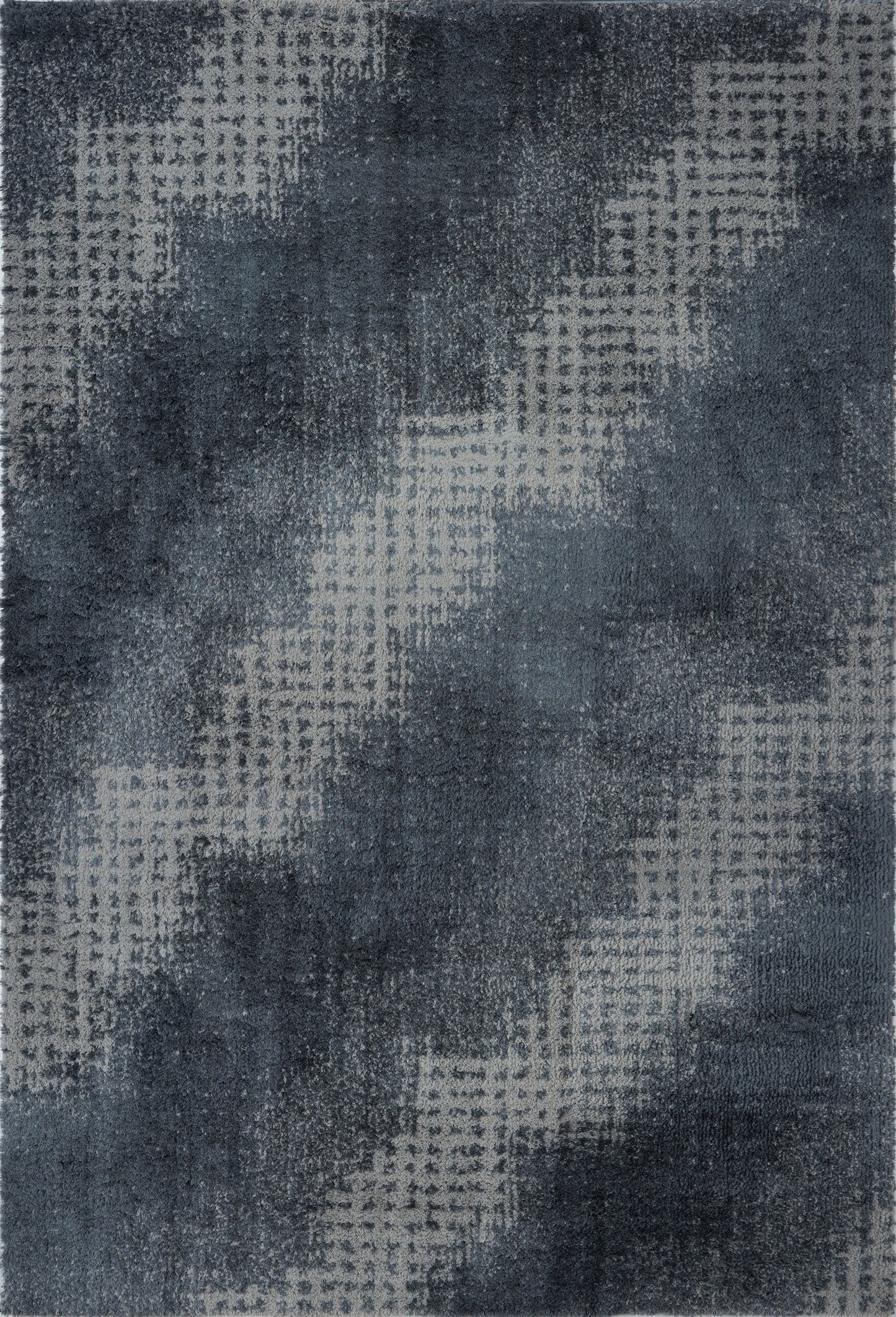 Coquitlam Shaggy Gray Micro-Polyester Area Rug -