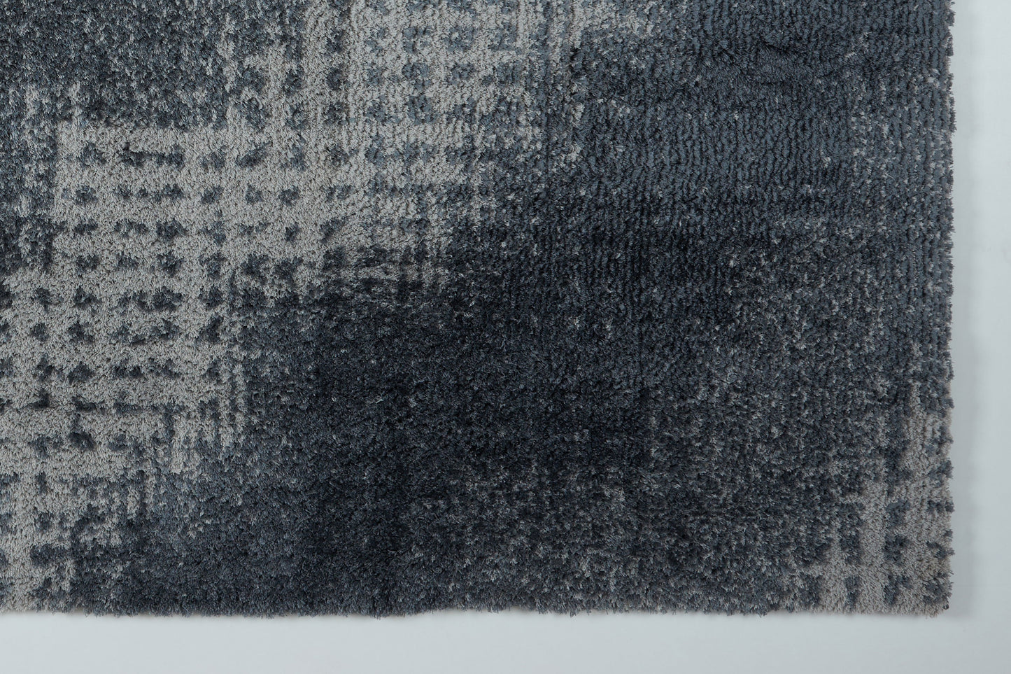 Coquitlam Shaggy Gray Micro-Polyester Area Rug -