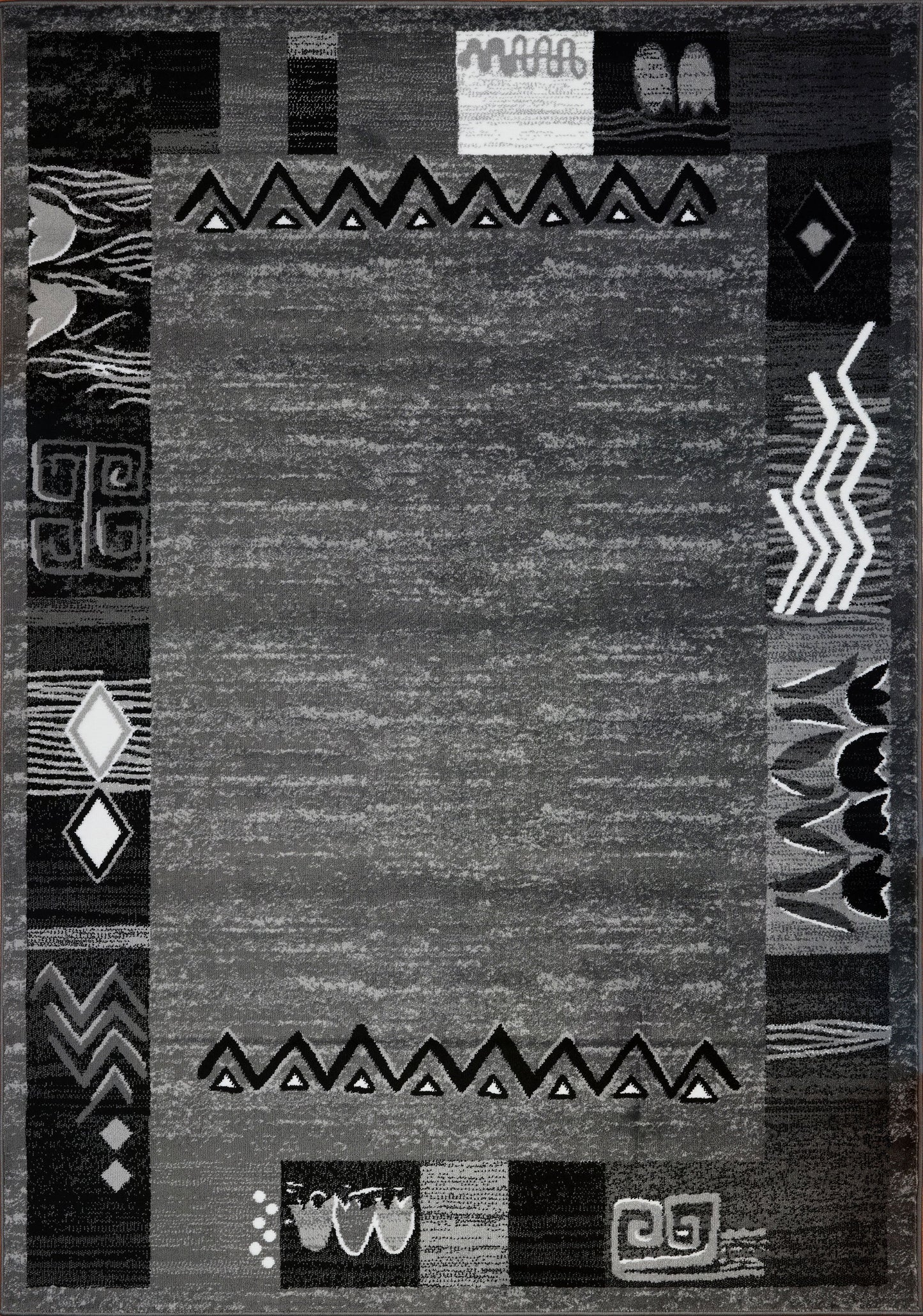 Nanaimo Dark Grey Area Rug -
