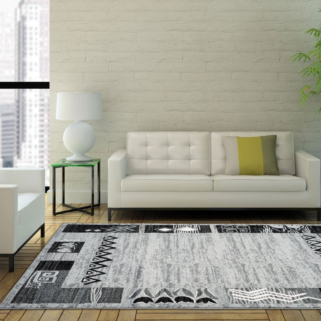 Nanaimo Light Grey Area Rug -