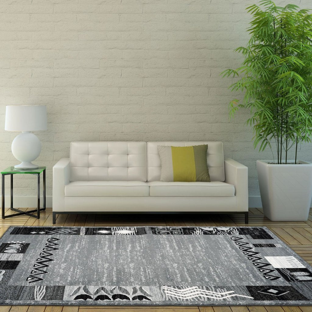 Nanaimo Dark Grey Area Rug -
