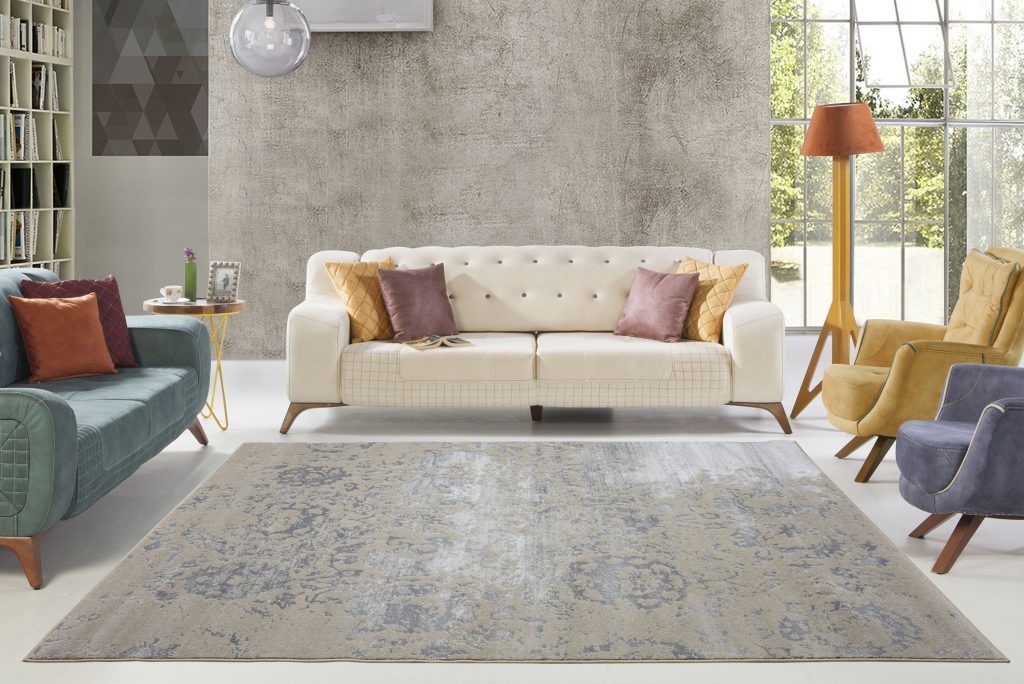 Cherine Champagne Cream Area Rug -