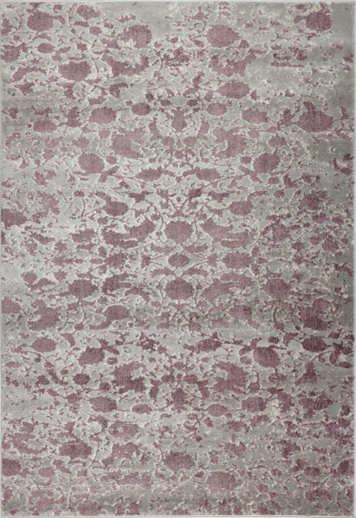Concord Champagne Plum Gray Area Rug -