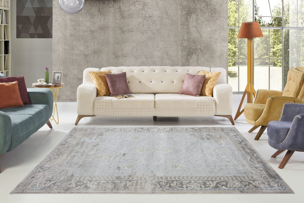 Garnet Champagne Cream Area Rug -