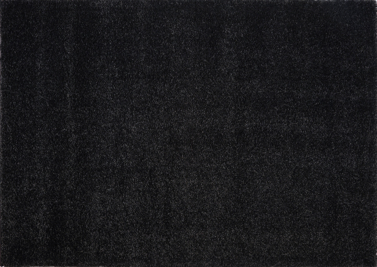 Candy Shaggy Dark Grey Cozy Plush Area Rug -