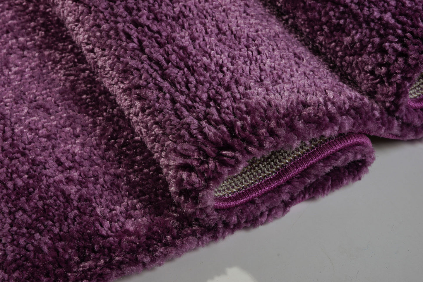 Candy Shaggy Purple Area Rug -