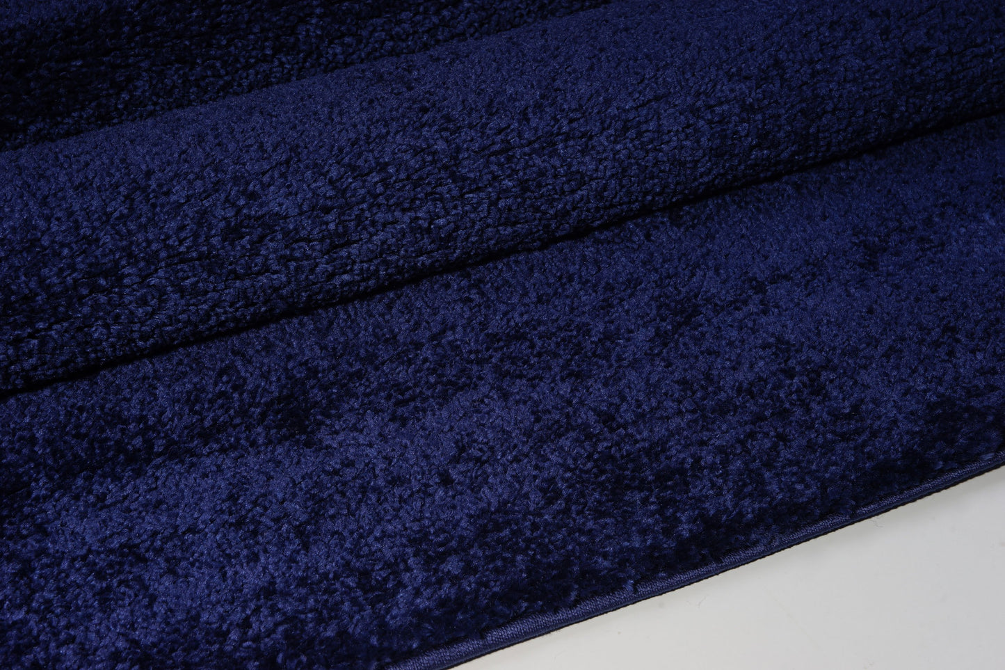 Candy Shaggy Navy Blue Soft Plush Area Rug -