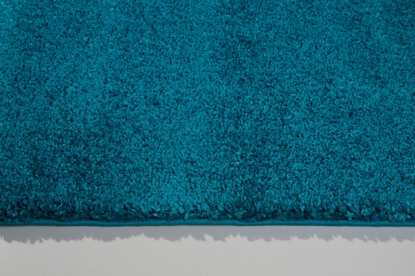 Candy Shaggy Turquoise Soft Plush Area Rug -