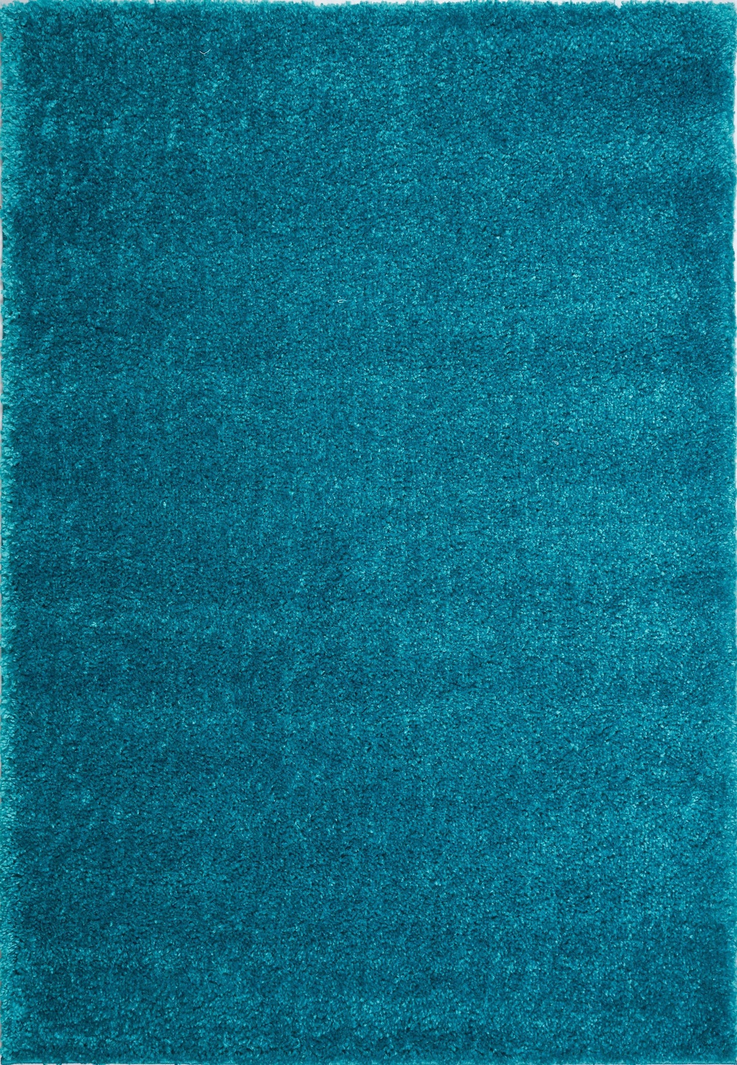 Candy Shaggy Turquoise Soft Plush Area Rug -